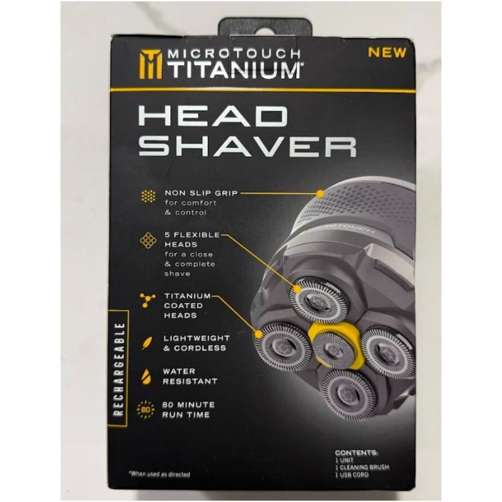 Microtouch Titanium Rechargeable Head Shaver - Picture 4 of 8